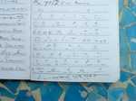 How I recorded my morse code in my diary