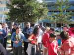 The DeafBlind and their carers at Manly