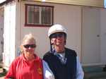 The jockeys look happy