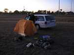 Last camp. 4km from 'The Gulf'