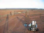 Day 7 camp. Outside the fence. Trespassers prosecuted.