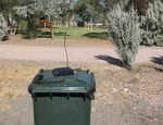 Hawker. Flinders Ranges Caravan Park. New (working:-) antenna