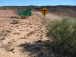 Left to Copley (Leigh Creek & civilisation) but I'm going right