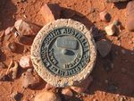 Main roads bench mark. Balcanoona to Mt Hopeless road