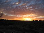 Sunset (oh; and amateur radio antenna)