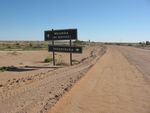 Moomba ahead. Tourists are not welcome. Innimincka is another 130km